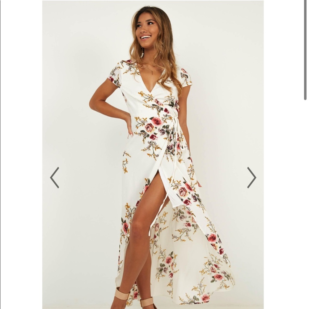 Showpo Wrap and Cross Maxi Dress